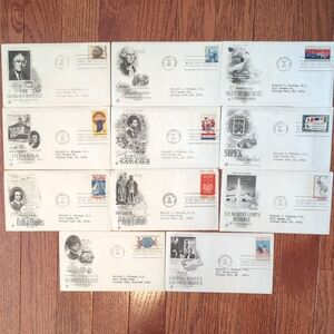 USPS 1966 First Day of Issue Envelope Stamp + Letter Collection